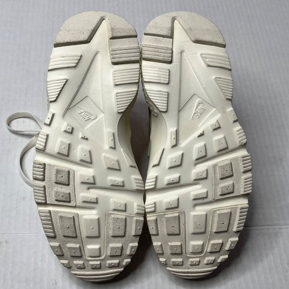 Nike Huarache Run (GS) Big Kids' Shoes Summit White-Citron Tint DR0163-100 - Picture 8 of 11